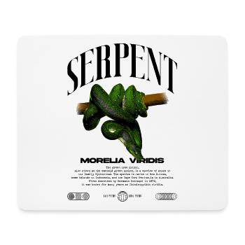 Green Tree Python Modern Reptile Keeper Streetwear - Mouse Pad (horizontal) - white - Front