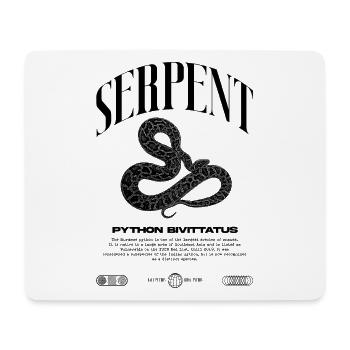 Burmesische Python Modern Reptile Keeper Streetwear - Mousepad (Querformat) - Weiß - Vorne