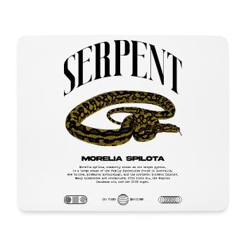 Teppich Python Modern Reptile Keeper Streetwear - Mousepad (Querformat) - Weiß - Vorne