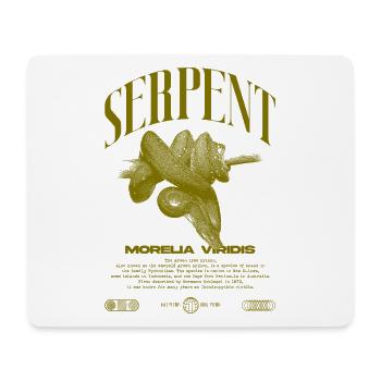Green Tree Python Modern Reptile Keeper Streetwear - Mouse Pad (horizontal) - white - Front