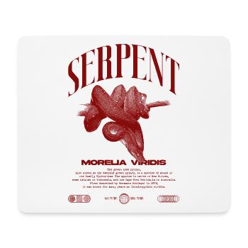 Green Tree Python Modern Reptile Keeper Streetwear - Mouse Pad (horizontal) - white - Front