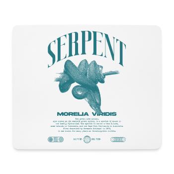 Green Tree Python Modern Reptile Keeper Streetwear - Mouse Pad (horizontal) - white - Front