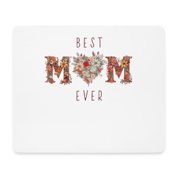 Beste Mama Der Welt Muttertag Super Mama - Mousepad (Querformat) - Weiß - Vorne