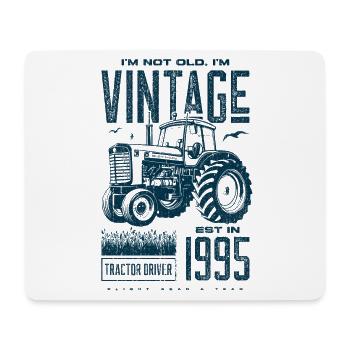 Vintage Traktor Landwirt Geburtstag geboren 1995 - Mousepad (Querformat) - Weiß - Vorne