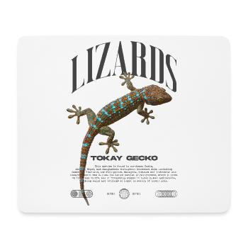 Tokay Gecko Streetwear Lizard Keeper - Tapis de souris (format paysage) - blanc - Devant