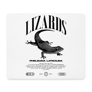Phelsuma laticauda Day Gecko Lizard Keeper - Mouse Pad (horizontal) - white - Front