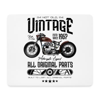 Vintage Motorrad Motorrad Motorrad Motorrad Geburtstag 1967 - Mousepad (Querformat) - Weiß - Vorne