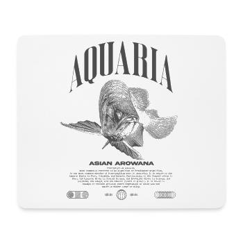 Asian Arowana Monster Fish Keeper Streetwear - Mouse Pad (horizontal) - white - Front