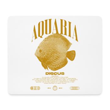 Diskus-Buntbarsch Fish Keeper Moderne Streetwear - Mousepad (Querformat) - Weiß - Vorne