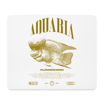Flowerhorn Cichlid Fish Keeper Streetwear - Tapis de souris (format paysage) - blanc - Devant