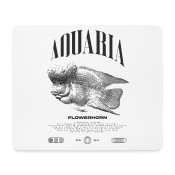 Flowerhorn Cichlid Fish Keeper Streetwear - Tapis de souris (format paysage) - blanc - Devant