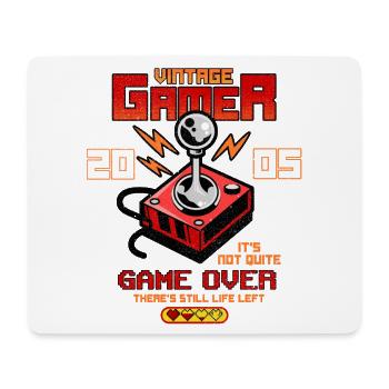 Vintage Gamer seit 2005 Lustiger Geburtstag Gaming - Mousepad (Querformat) - Weiß - Vorne