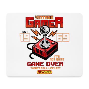 Vintage Gamer seit 1969 Lustige Geburtstagsspiele - Mousepad (Querformat) - Weiß - Vorne