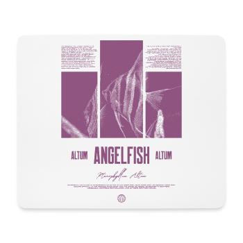 Altum Kaiserfisch Buntbarsch Aquarium Fischhalter - Mousepad (Querformat) - Weiß - Vorne