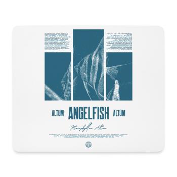 Altum Kaiserfisch Buntbarsch Aquarium Fischhalter - Mousepad (Querformat) - Weiß - Vorne