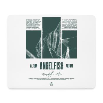 Altum Kaiserfisch Buntbarsch Aquarium Fischhalter - Mousepad (Querformat) - Weiß - Vorne