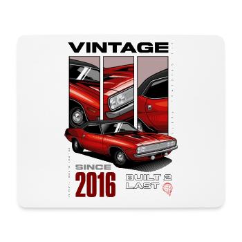 I'm Not Old I'm Vintage Classic Car Born In 2016 - Mouse Pad (horizontal) - white - Front