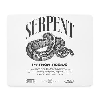 Ball Python Modern Reptile Keeper Streetwear - Mouse Pad (horizontal) - white - Front