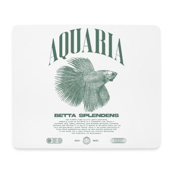 Betta Fish Keeper Moderne Streetwear - Mousepad (Querformat) - Weiß - Vorne
