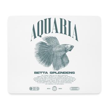 Betta Fish Keeper Moderne Streetwear - Mousepad (Querformat) - Weiß - Vorne