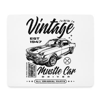 I'm Not Old I'm Classic Car Vintage Born In 1947 - Mouse Pad (horizontal) - white - Front