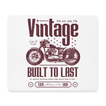 Vintage Motorcycle Bikers Motorbike Birthday 1939 - Mouse Pad (horizontal) - white - Front