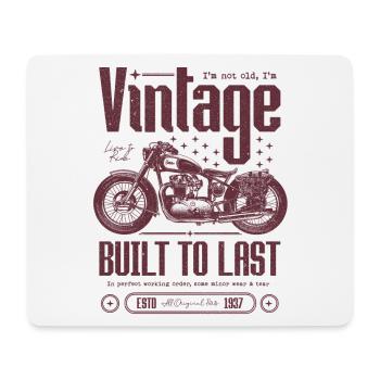 Vintage Motorcycle Bikers Motorbike Birthday 1937 - Mouse Pad (horizontal) - white - Front