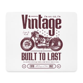 Vintage Motorrad Biker Motorrad Geburtstag 1952 - Mousepad (Querformat) - Weiß - Vorne