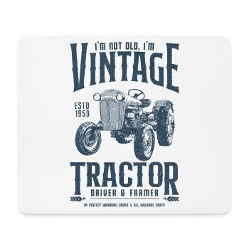 Oldtimer Traktor Bauer Geburtstag Jahrgang 1959 - Mousepad (Querformat) - Weiß - Vorne