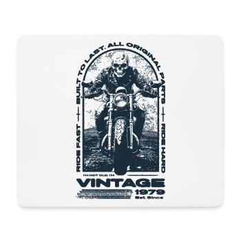 Vintage Motorrad Biker Motorrad Geburtstag 1979 - Mousepad (Querformat) - Weiß - Vorne