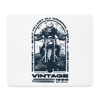 Vintage Motorrad Biker Motorrad Geburtstag 1998 - Mousepad (Querformat) - Weiß - Vorne