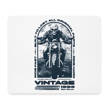 Vintage Motorcycle Bikers Motorbike Birthday 1993 - Mouse Pad (horizontal) - white - Front