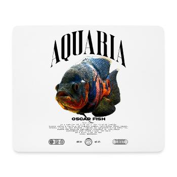 Oscar Fish Changement d’eau Poisson Monstre - Tapis de souris (format paysage) - blanc - Devant