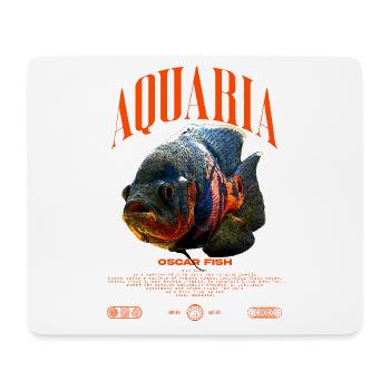Oscar Fish Changement d’eau Poisson Monstre - Tapis de souris (format paysage) - blanc - Devant