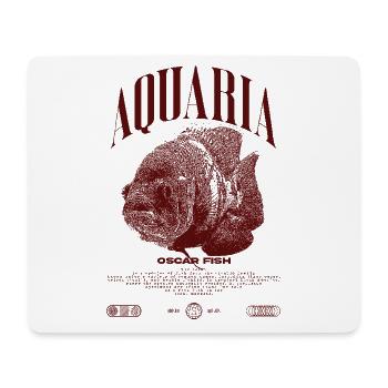 Oscar Fish Changement d’eau Poisson Monstre - Tapis de souris (format paysage) - blanc - Devant