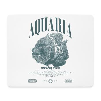 Oscar Fish Changement d’eau Poisson Monstre - Tapis de souris (format paysage) - blanc - Devant
