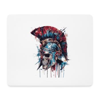 Spartan Skull Sparta - Mouse Pad (horizontal) - white - Front