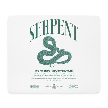 Python Birman Moderne Reptile Keeper Streetwear - Tapis de souris (format paysage) - blanc - Devant