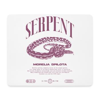Carpet Python Modern Reptile Keeper Streetwear - Mouse Pad (horizontal) - white - Front