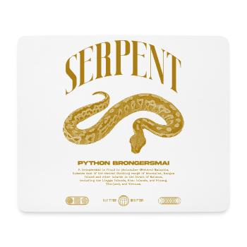 Blood Python Modern Reptile Keeper Streetwear - Mouse Pad (horizontal) - white - Front