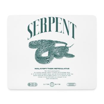Reticulated Python Reptile Keeper Streetwear - Mouse Pad (horizontal) - white - Front