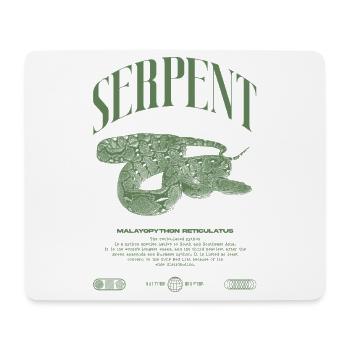 Reticulated Python Reptile Keeper Streetwear - Mouse Pad (horizontal) - white - Front