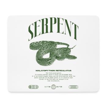 Reticulated Python Reptile Keeper Streetwear - Mouse Pad (horizontal) - white - Front