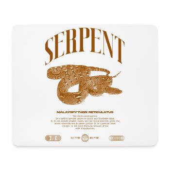 Reticulated Python Reptile Keeper Streetwear - Mouse Pad (horizontal) - white - Front