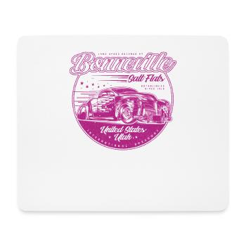 Bonneville Salt Flats Vintage Hot Rod Race Car - Mouse Pad (horizontal) - white - Front