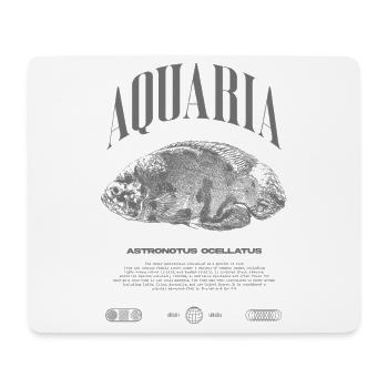 Oscar Fish Keeper Moderne Streetwear - Mousepad (Querformat) - Weiß - Vorne