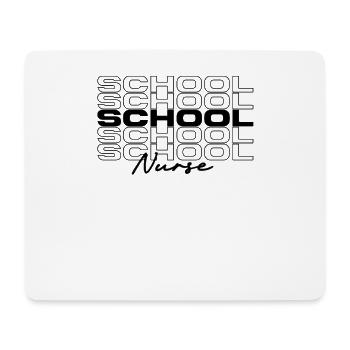 School Nurse Medical Nurses Stylish - Mouse Pad (horizontal) - white - Front