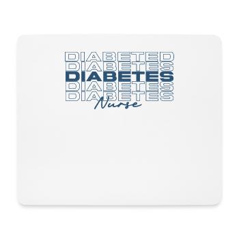 Diabetes Krankenschwester Medizinische Krankenschwestern Stilvoll - Mousepad (Querformat) - Weiß - Vorne