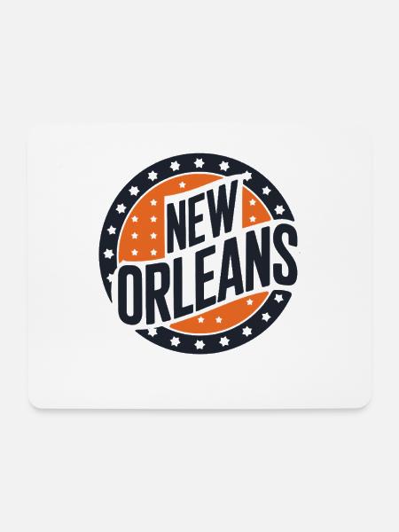 New Orleans - Mousepad (Querformat) - Weiß