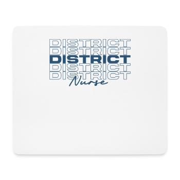 Bezirkskrankenschwester Krankenschwestern Stilvoll - Mousepad (Querformat) - Weiß - Vorne